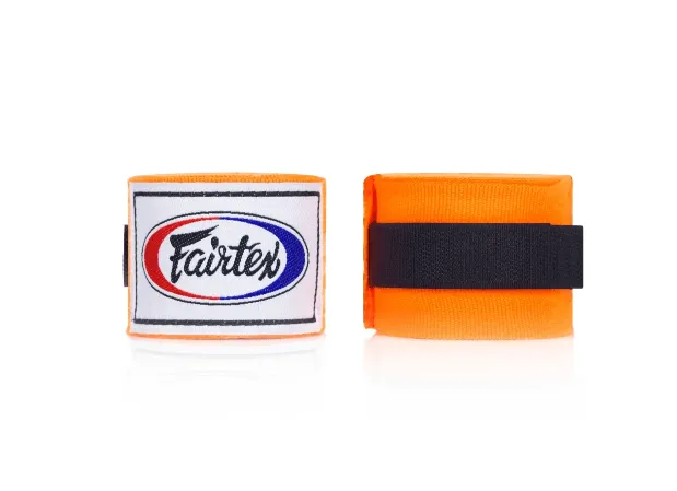 Fairtex HW2 Elasticied Muay Thai Kick Boxing Protective Hand Wraps Boxing Bandages 4.5m