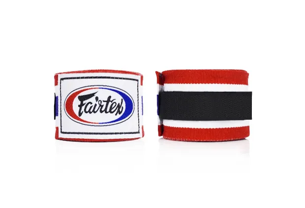 Fairtex HW2 Elasticied Muay Thai Kick Boxing Protective Hand Wraps Boxing Bandages 4.5m