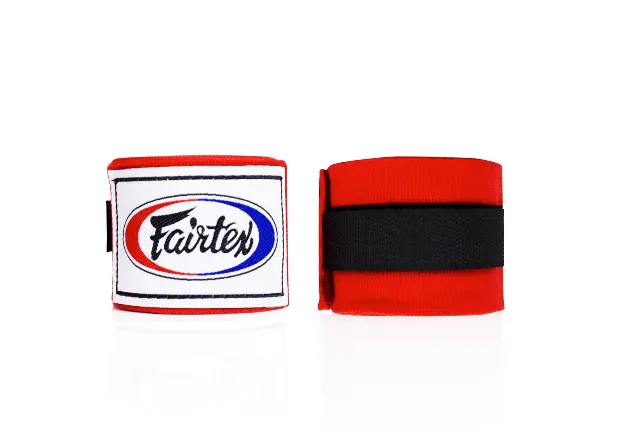 Fairtex HW2 Elasticied Muay Thai Kick Boxing Protective Hand Wraps Boxing Bandages 4.5m