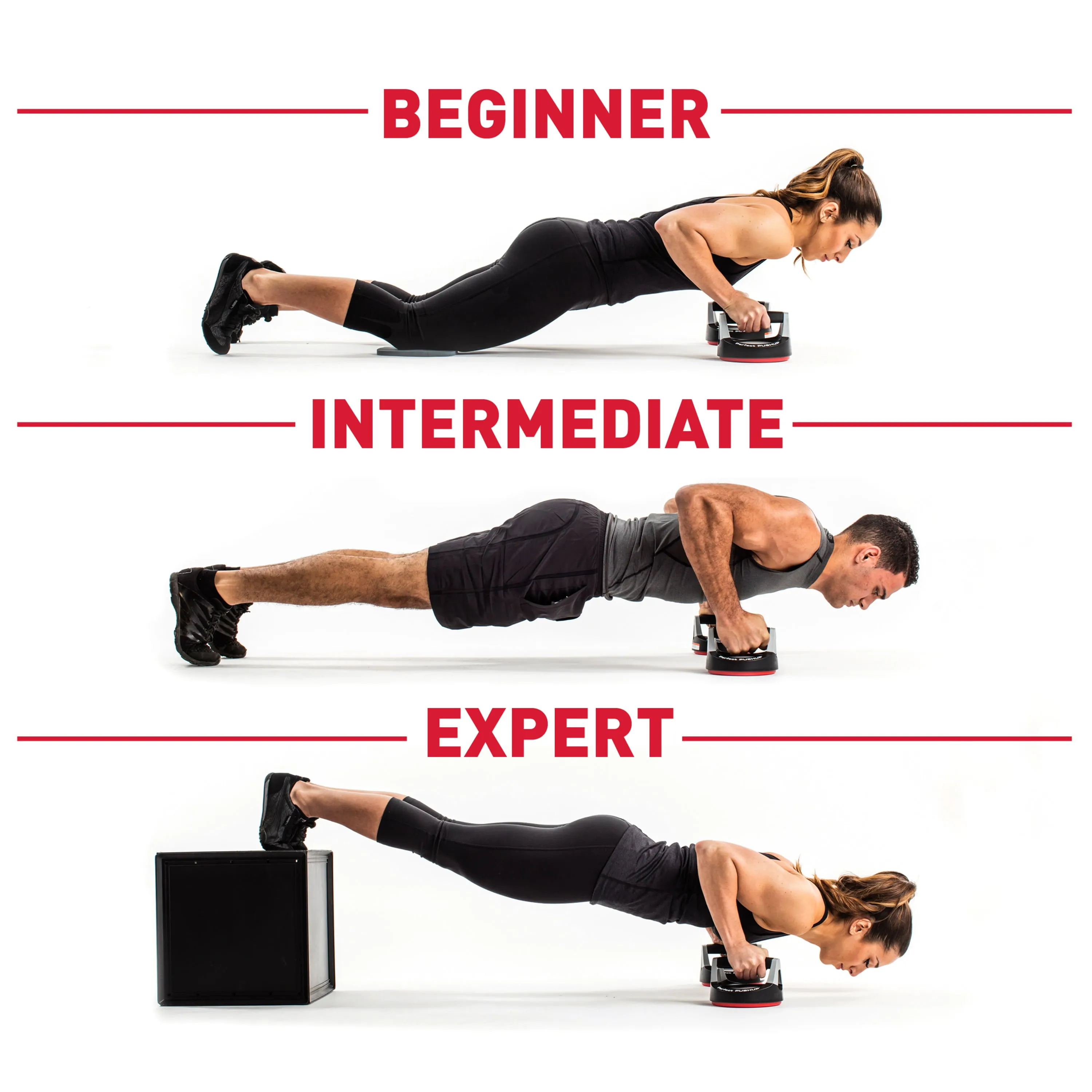 Fitness Rotating Push Up Handles, Pair