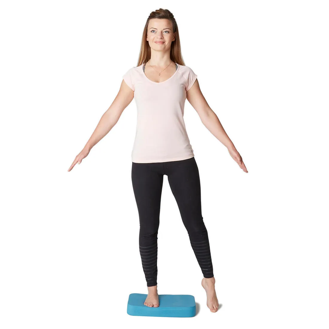 Fitness Small Balance Pad (39 cm x 24 cm x 6 cm) - Blue