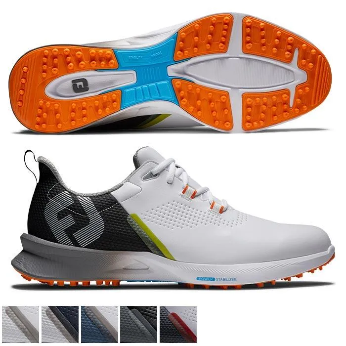 Footjoy FJ Fuel Shoes 8.5 White/White/Blue Jay (55440) M