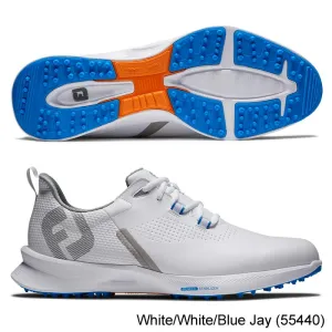 Footjoy FJ Fuel Shoes 8.5 White/White/Blue Jay (55440) M