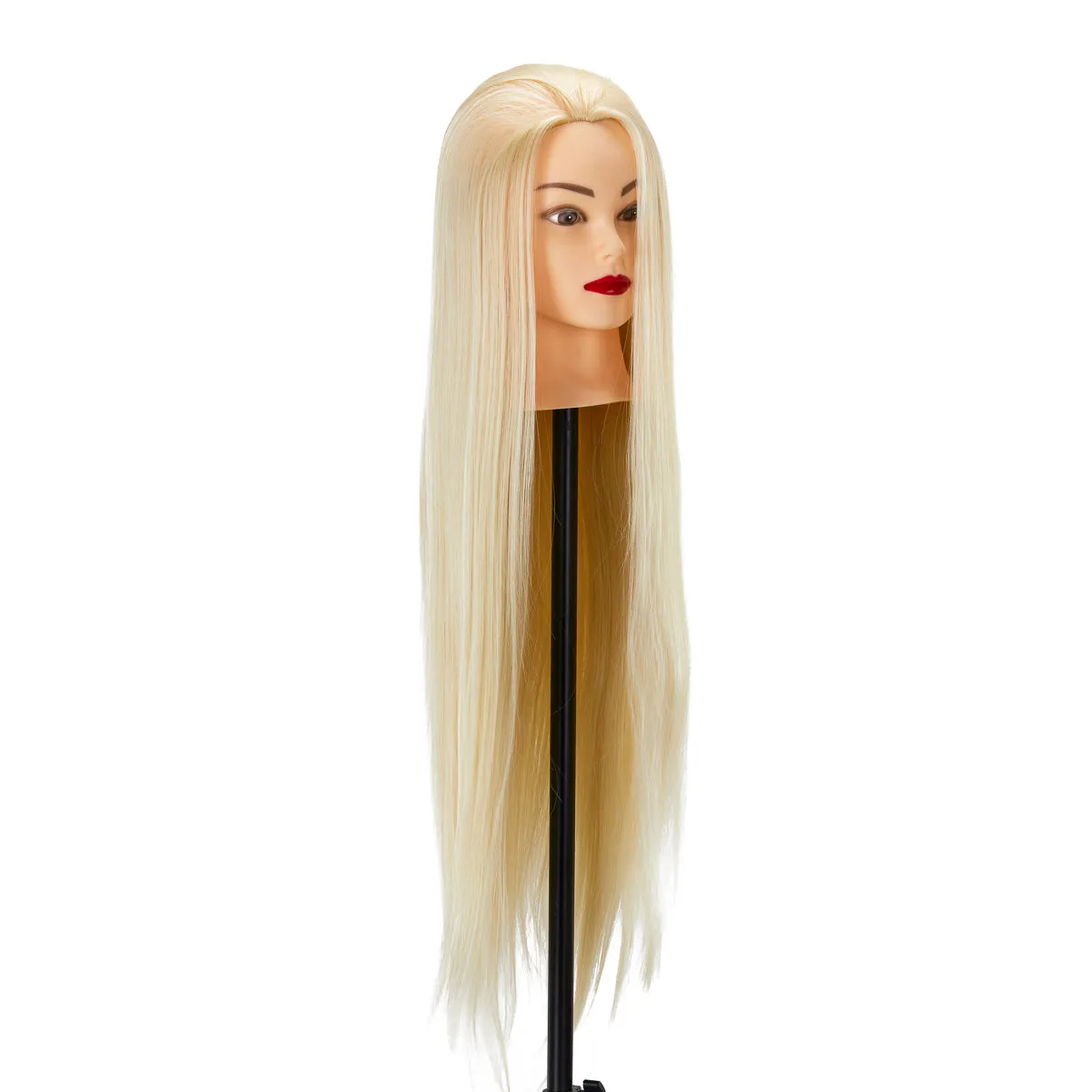Gabbiano WZ2 Hairdressing Training Head, Synthetic Hair, Colour 613#, Length 24"