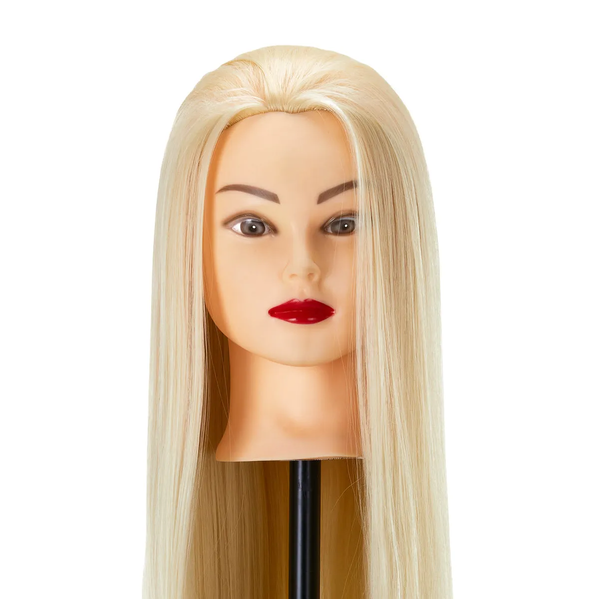 Gabbiano WZ2 Hairdressing Training Head, Synthetic Hair, Colour 613#, Length 24"
