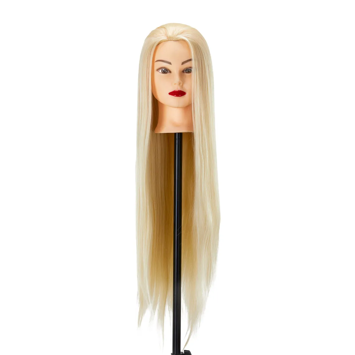 Gabbiano WZ2 Hairdressing Training Head, Synthetic Hair, Colour 613#, Length 24"