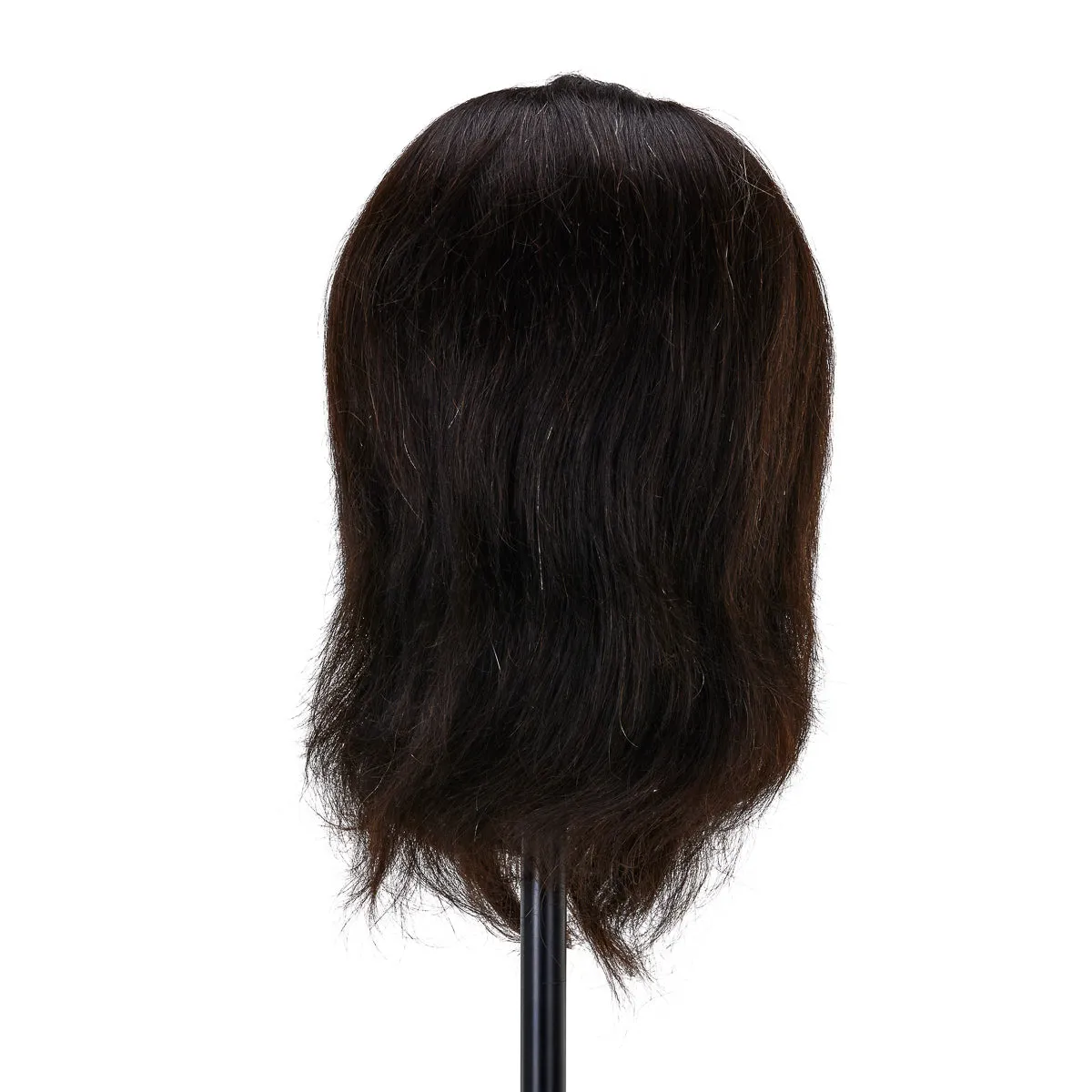 Gabbiano WZ4 Training Head With Beard, Natural Hair, Colour 1#, Length 8" 6"