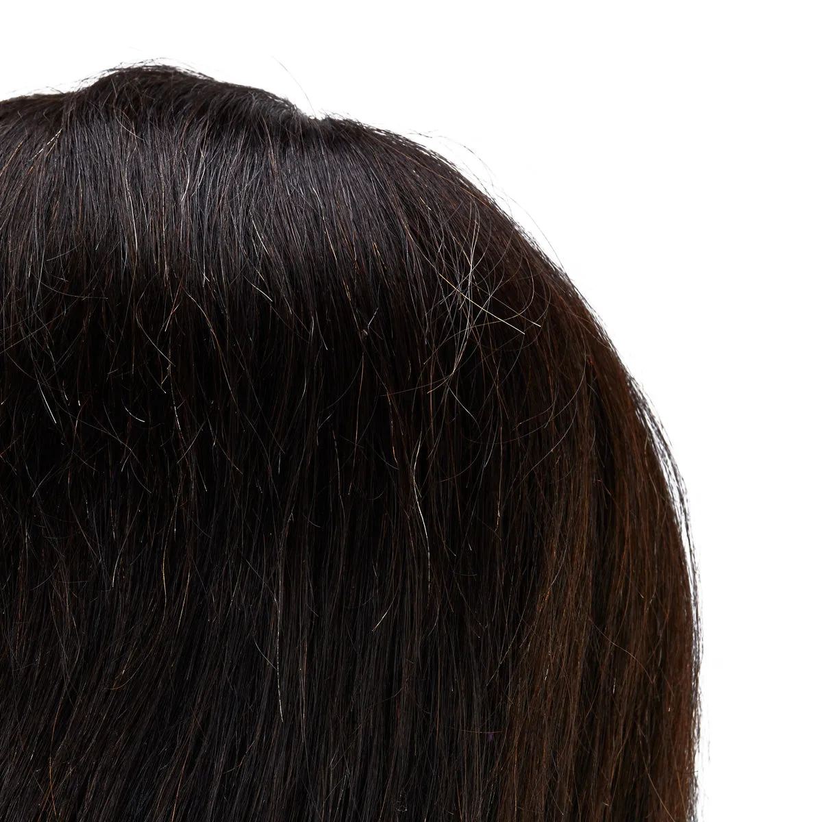 Gabbiano WZ4 Training Head With Beard, Natural Hair, Colour 1#, Length 8" 6"