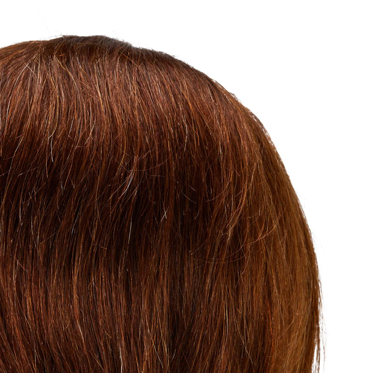 Gabbiano WZ4 Training Head With Beard, Natural Hair, Colour 4#, Length 8" 6"