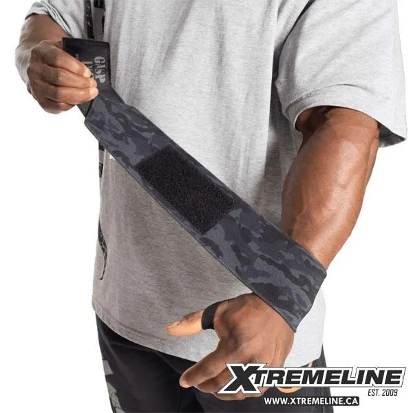 GASP Heavy Duty 18" Wrist Wraps, Dark Camo