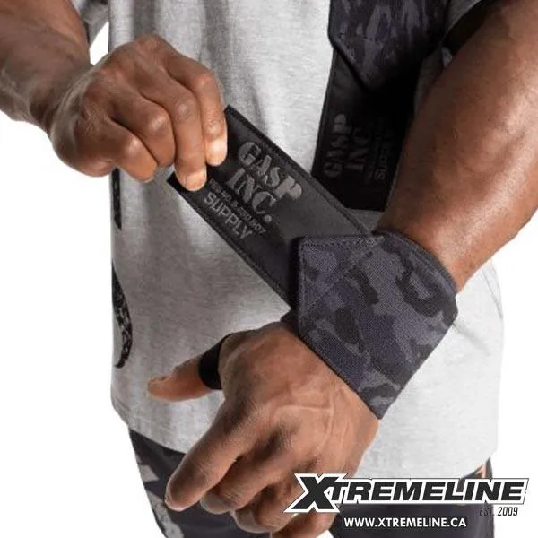 GASP Heavy Duty 24" Wrist Wraps, Dark Camo