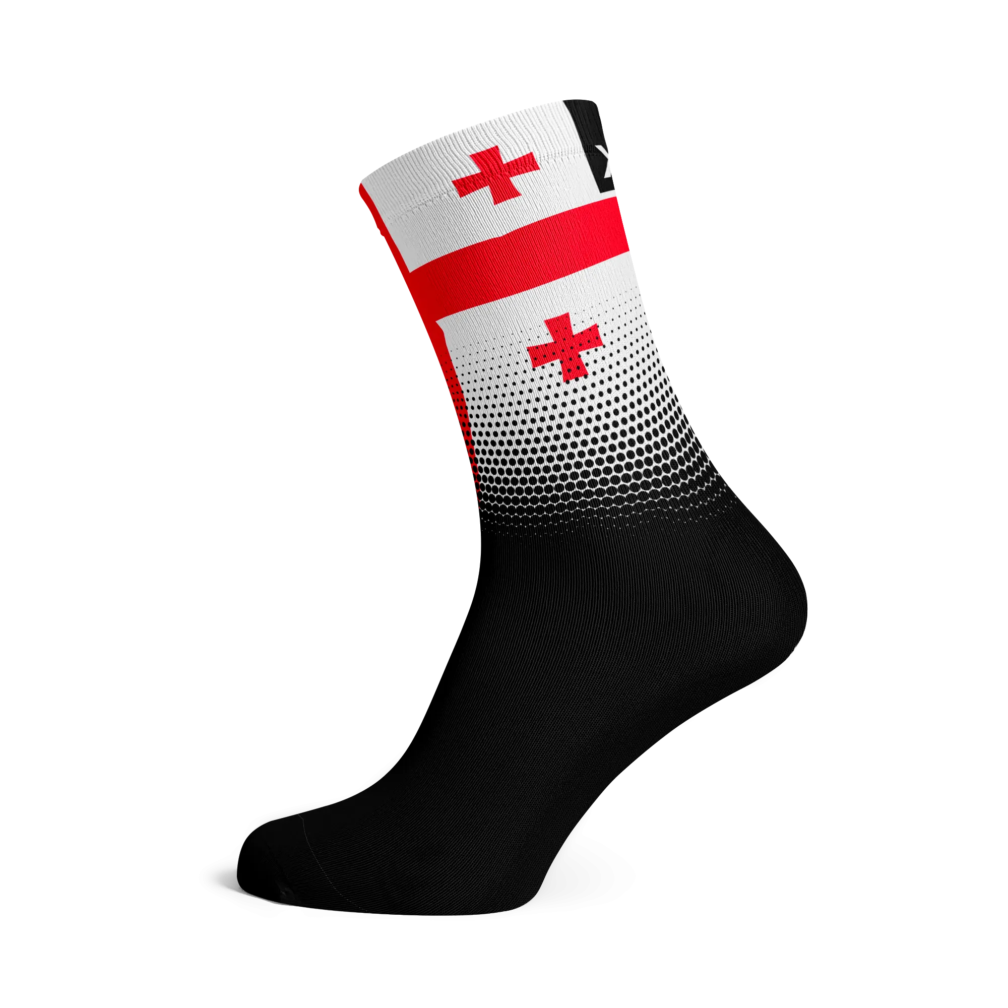 Georgia Flag Socks