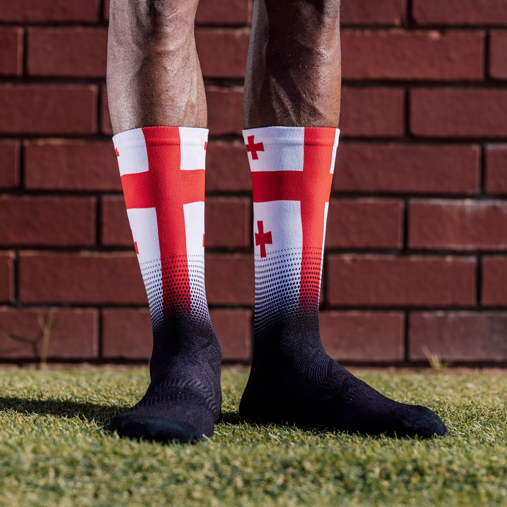 Georgia Flag Socks