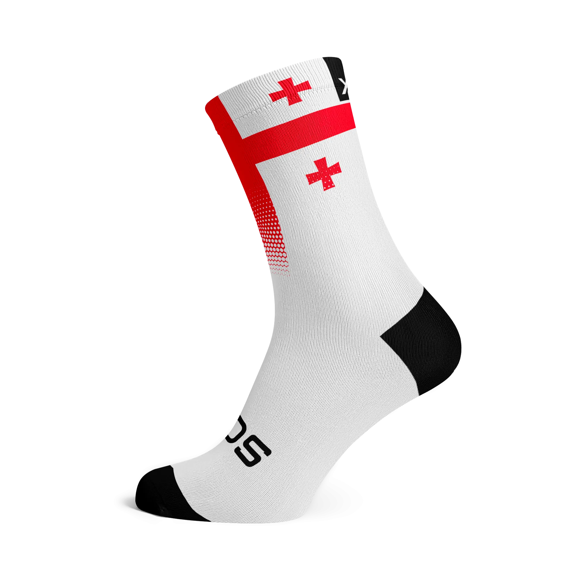 Georgia Flag Socks