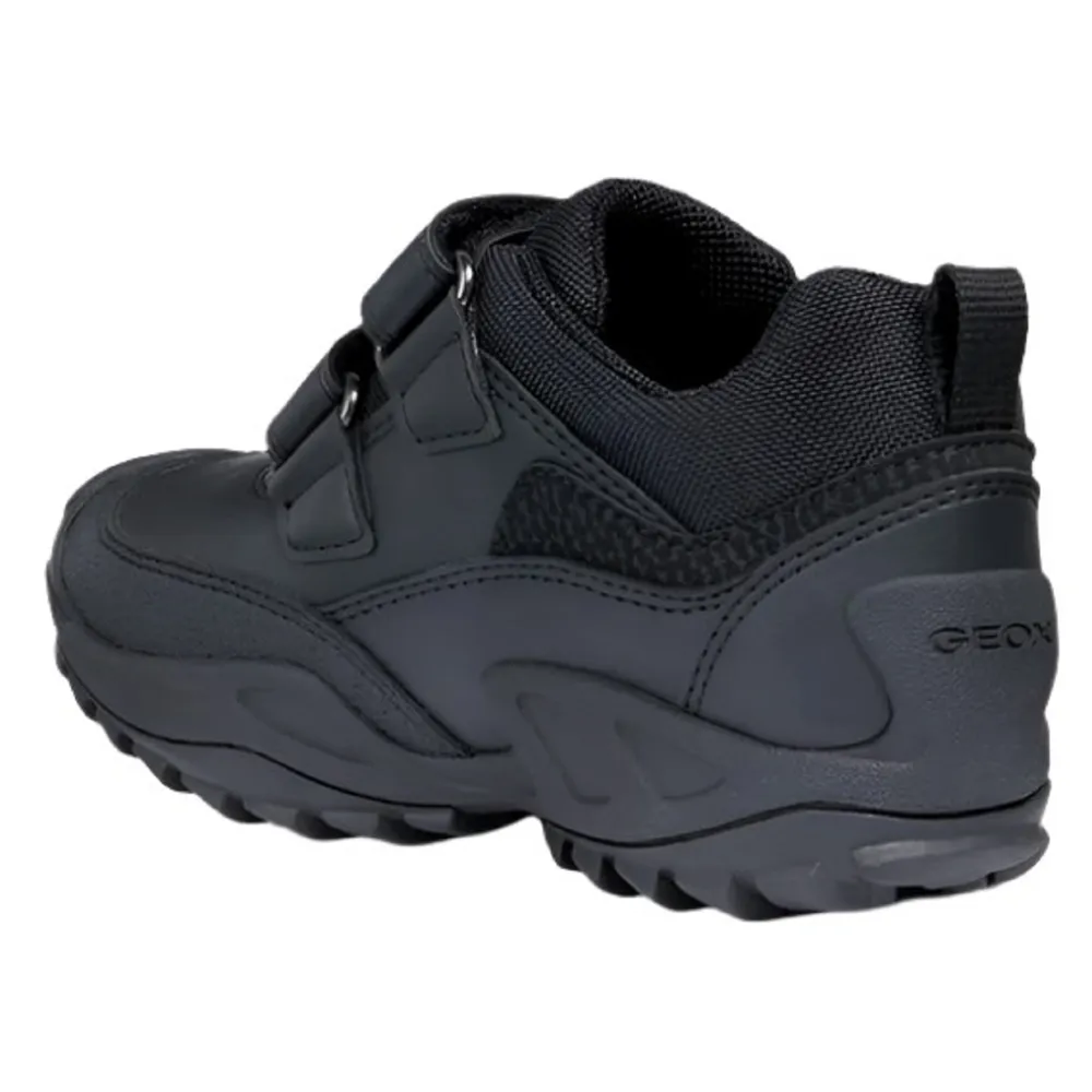 Geox Savage B.B. Black School Shoes