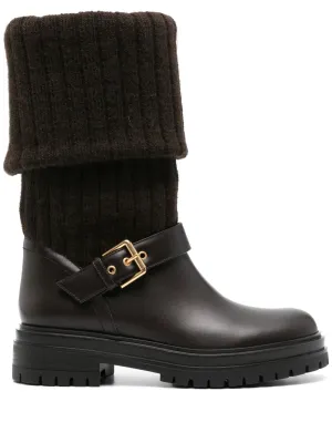 Gianvito Rossi leather ankle boots
