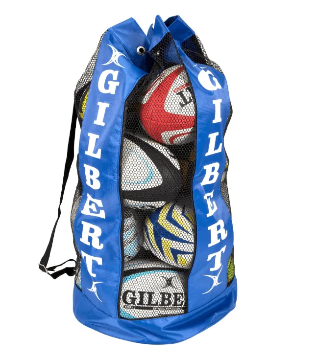 Gilbert Breathable Large Sturdy Rugby Ball Bag
