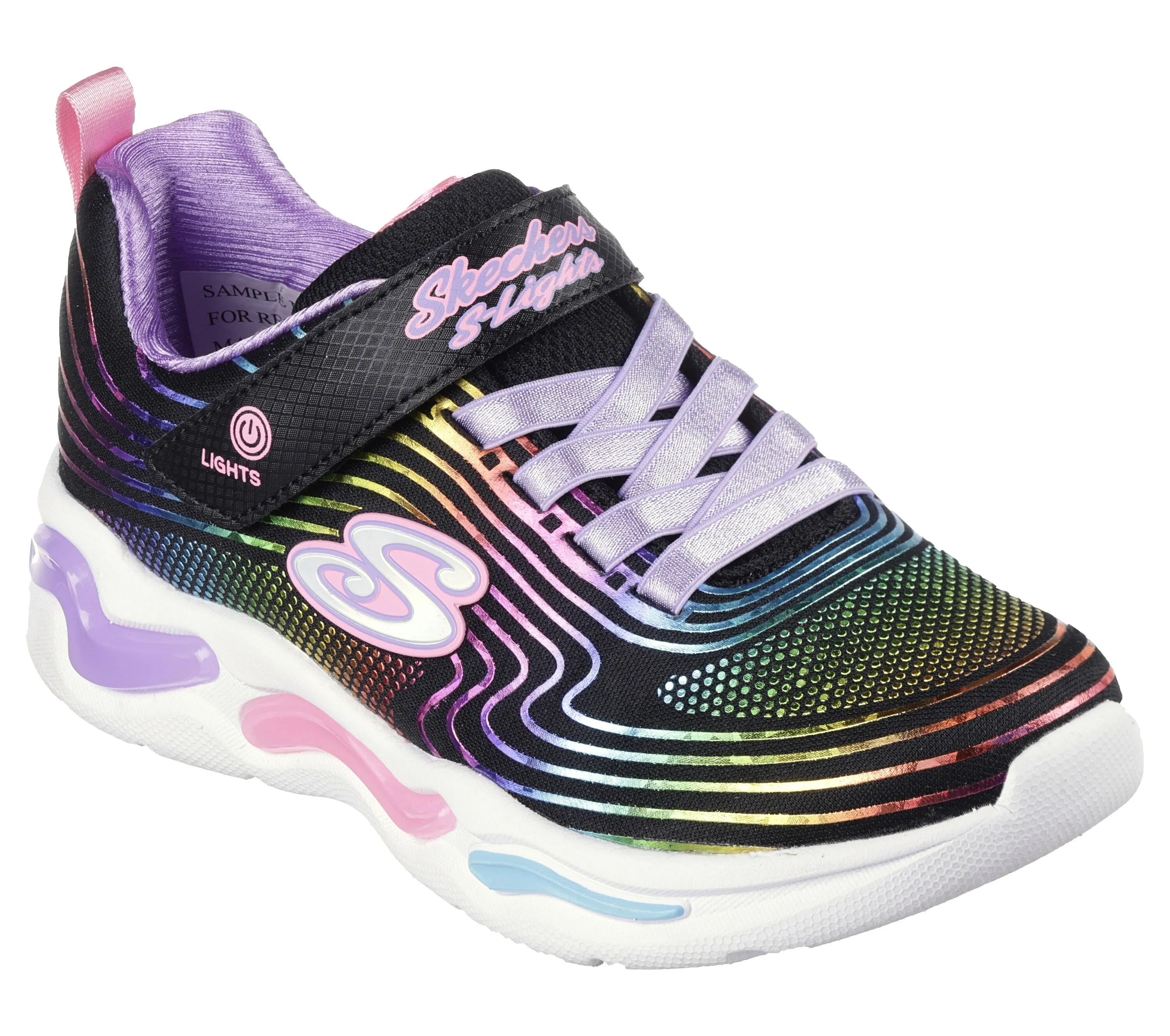 Girls' S Lights Wavy Beams Shoes