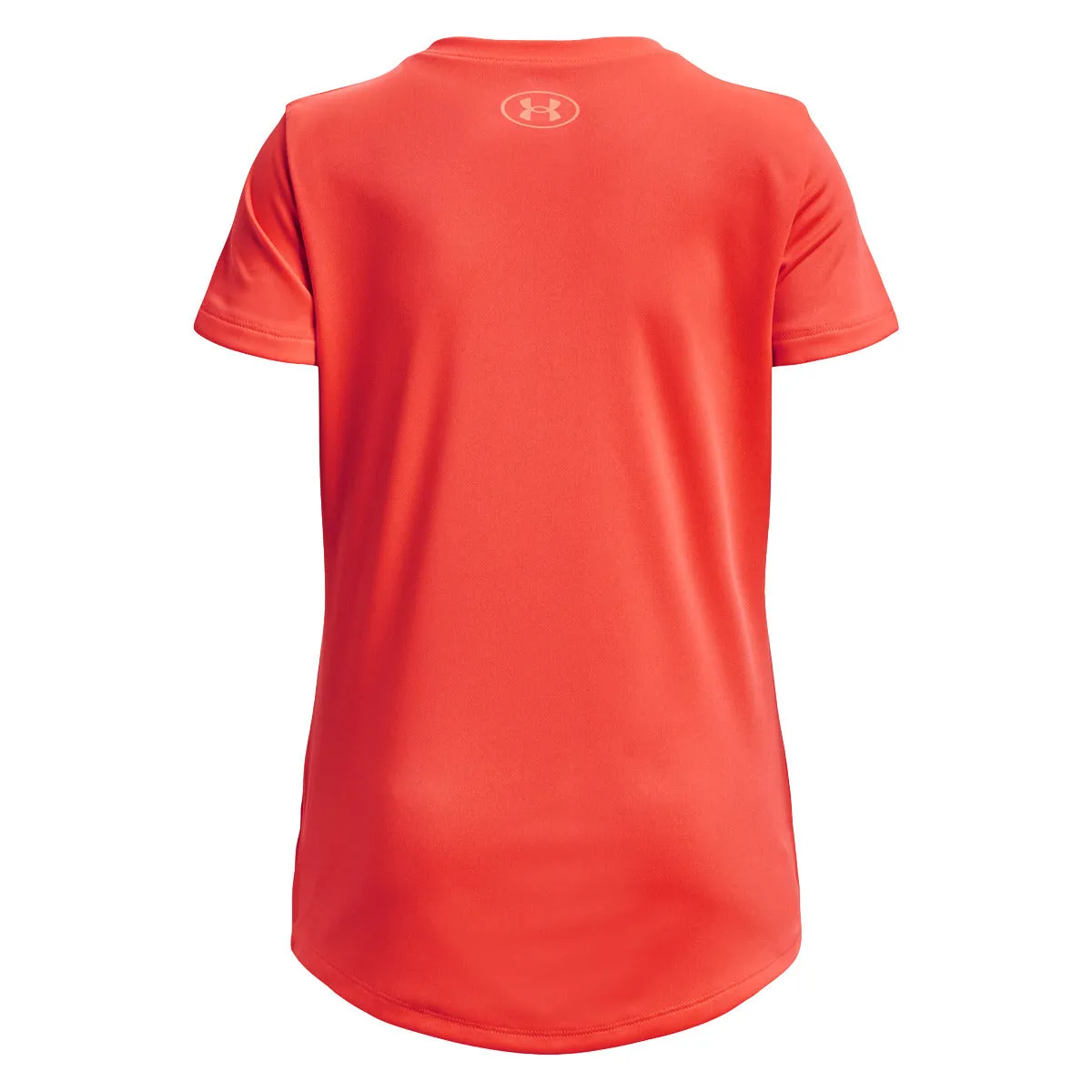 Girl's Tech Print Fill Big Logo Short Sleeve