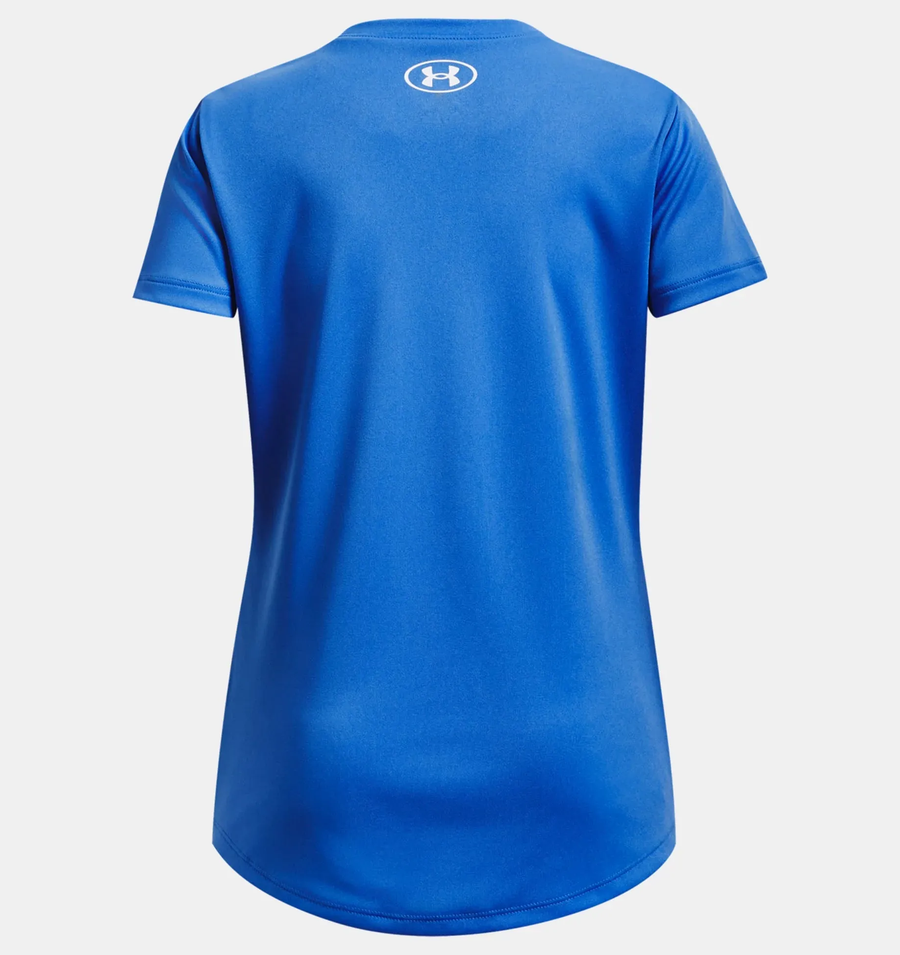 Girl's Tech Print Fill Big Logo Short Sleeve