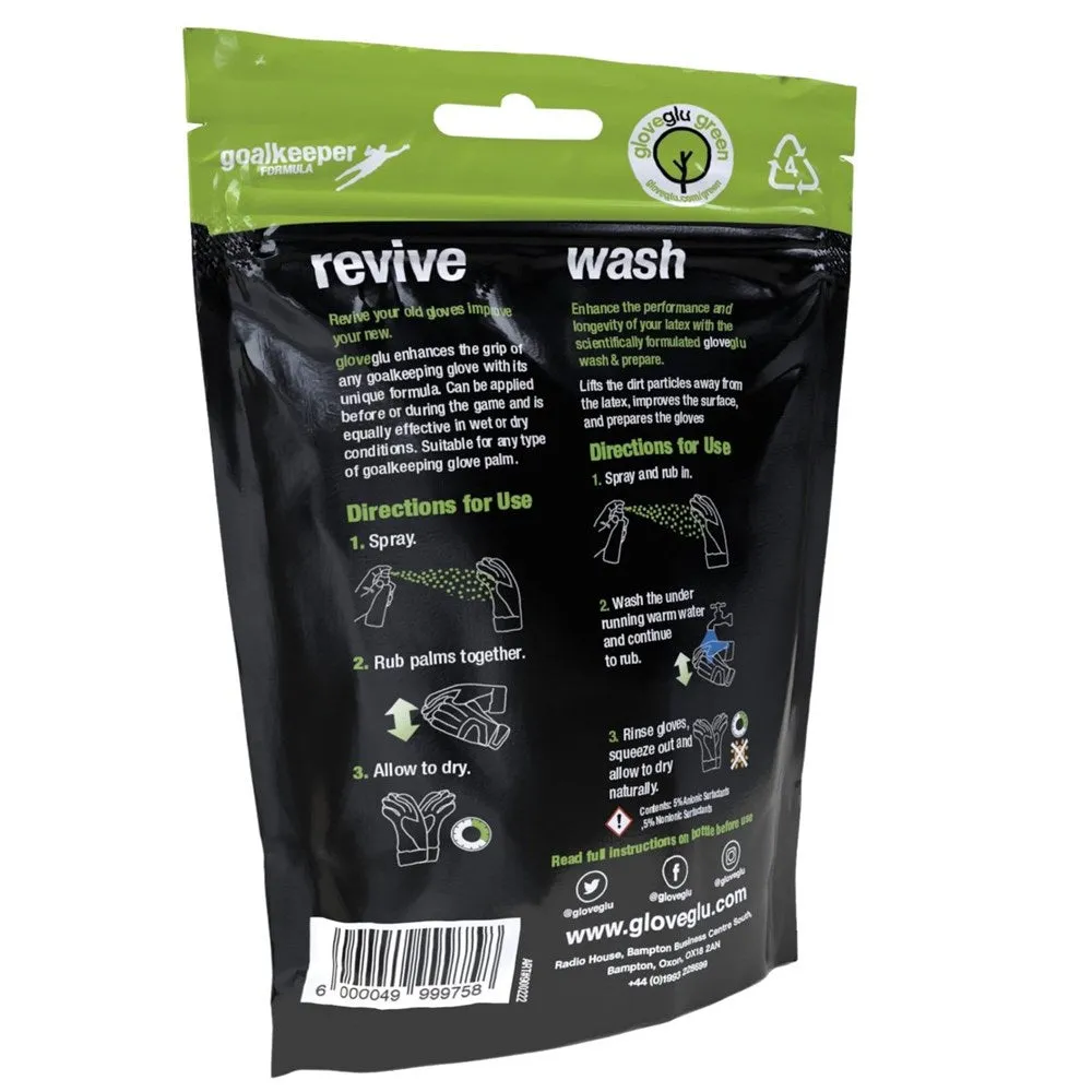 GloveGlu Combo: 120mL GloveGlu Original & 50mL Wash and Prepare