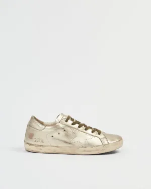 Golden Goose Metallic Gold Sneakers - 38