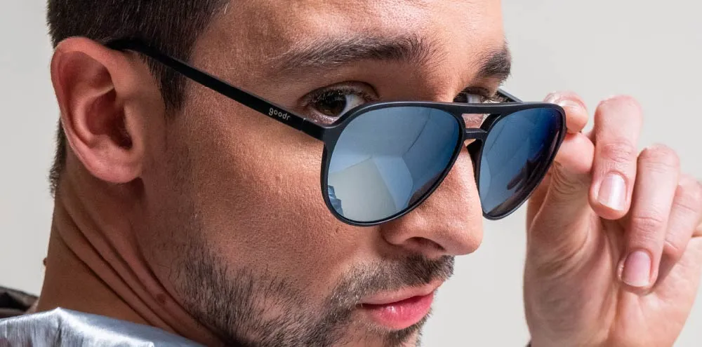 Goodr Mach G sunglasses- Add the Chrome Package
