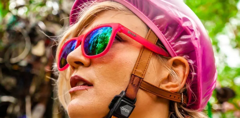 Goodr OG sunglasses- Flamingos on a Booze Cruise
