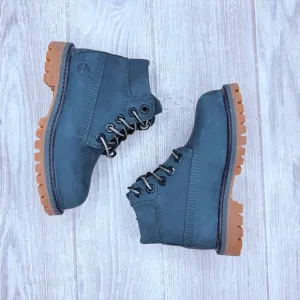 Green / turquoise Toddler Premium 6-Inch Waterproof Boot shoes size 8 toddler
