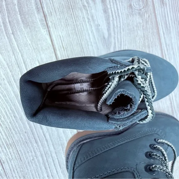 Green / turquoise Toddler Premium 6-Inch Waterproof Boot shoes size 8 toddler