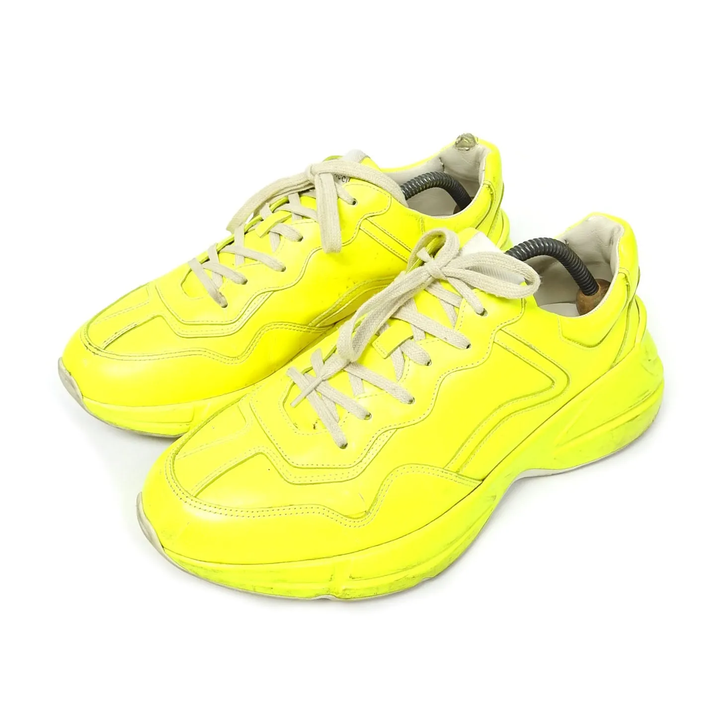 Gucci Neon Rhyton Sneakers Size 11.5