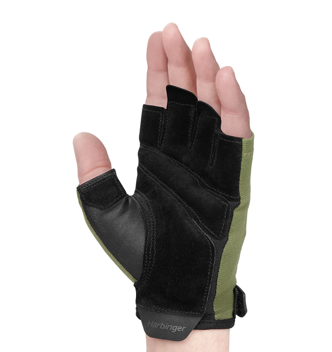 Harbinger Power Weight Lifting Gloves 2.0 - Green