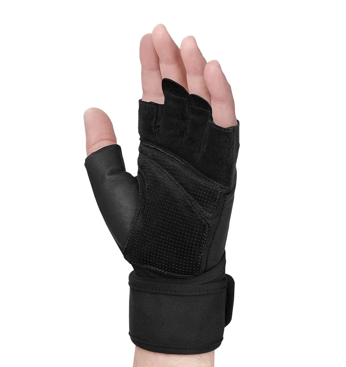 Harbinger Women's Pro Wrist Wrap Weight Lifting Gloves 2.0 - Black