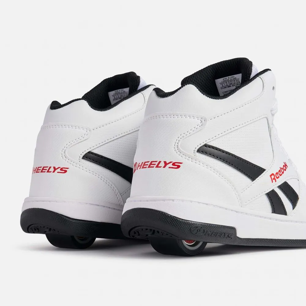 Heelys x Reebok BB4500 Mid Shoes - White / Black / Red