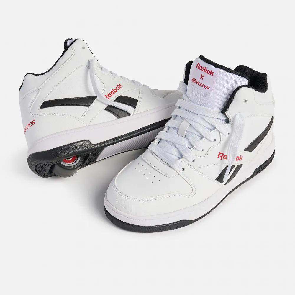 Heelys x Reebok BB4500 Mid Shoes - White / Black / Red