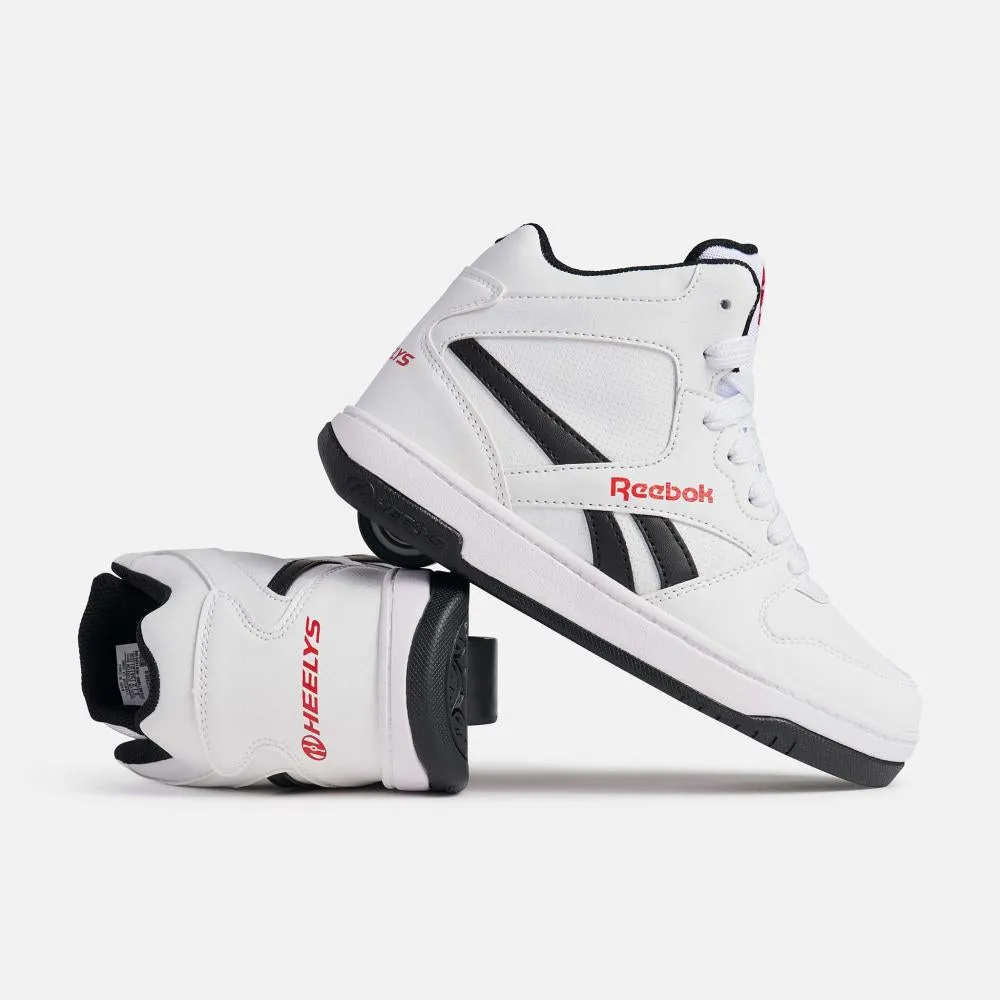 Heelys x Reebok BB4500 Mid Shoes - White / Black / Red