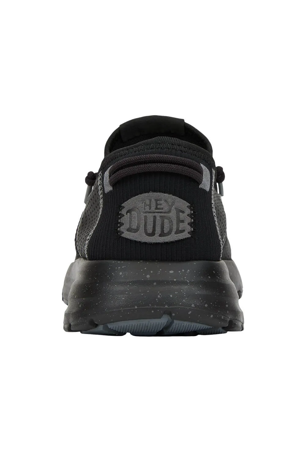 HEYDUDE Men’s Sirocco Perf Mesh Shoes in Black | 40967-060