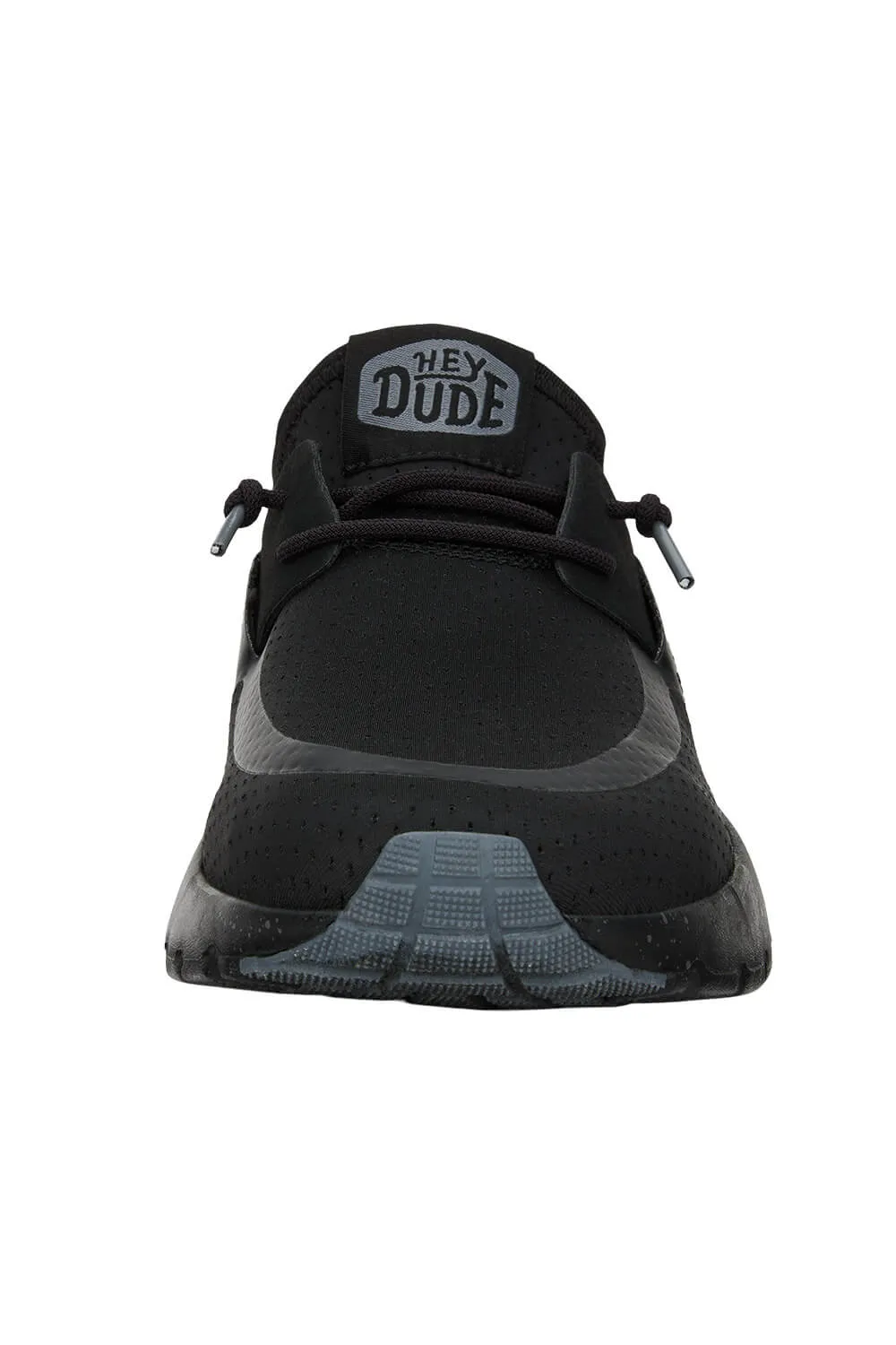 HEYDUDE Men’s Sirocco Perf Mesh Shoes in Black | 40967-060