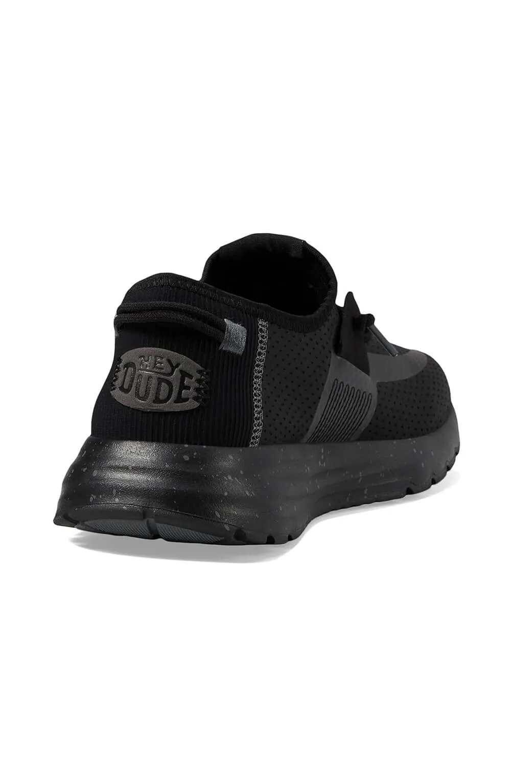 HEYDUDE Men’s Sirocco Perf Mesh Shoes in Black | 40967-060