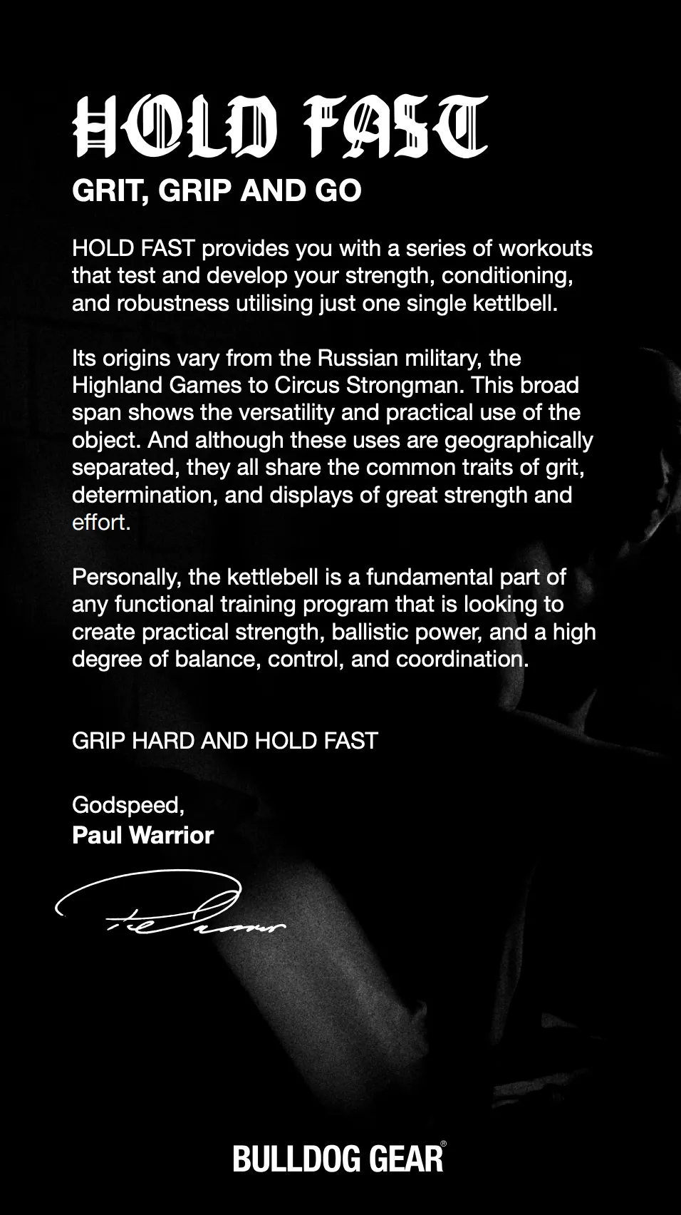 Hold Fast - Paul Warrior