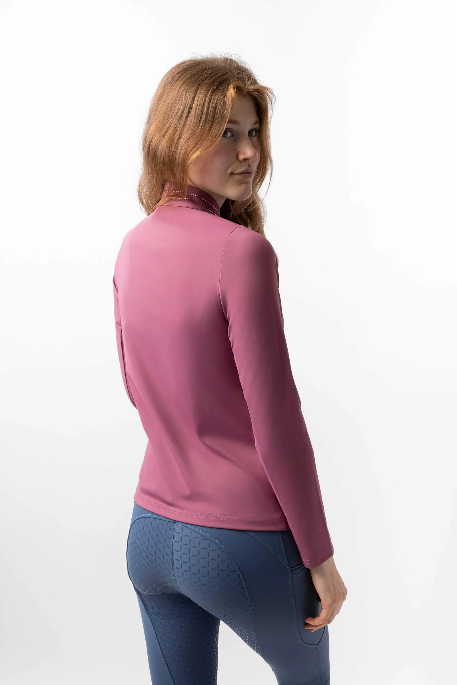 Horze Eloise Training Shirt Heather Rose