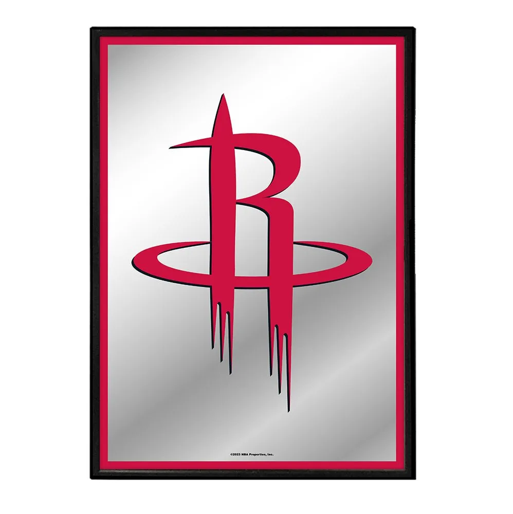 Houston Rockets: Framed Mirrored Wall Sign