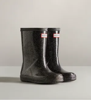 Hunter - Kids First Classic Rain Boots - Starcloud Black