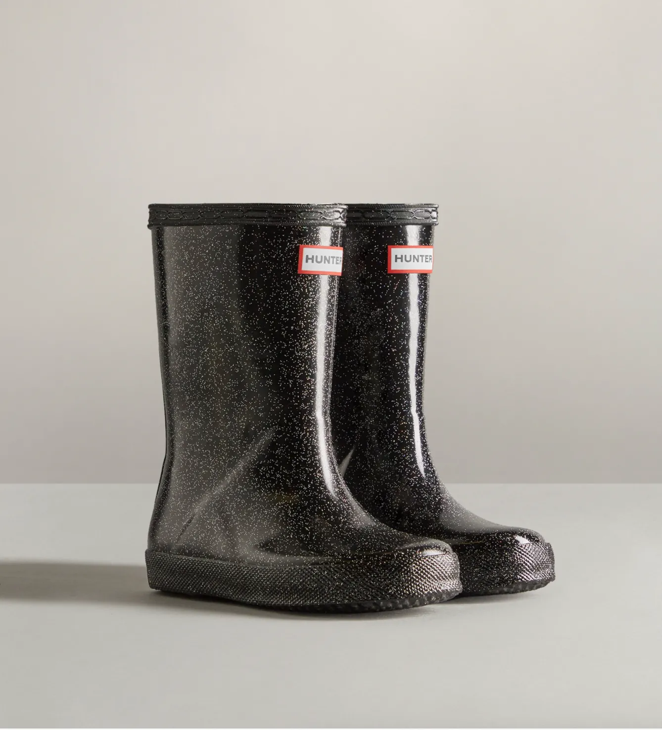 Hunter - Kids First Classic Rain Boots - Starcloud Black