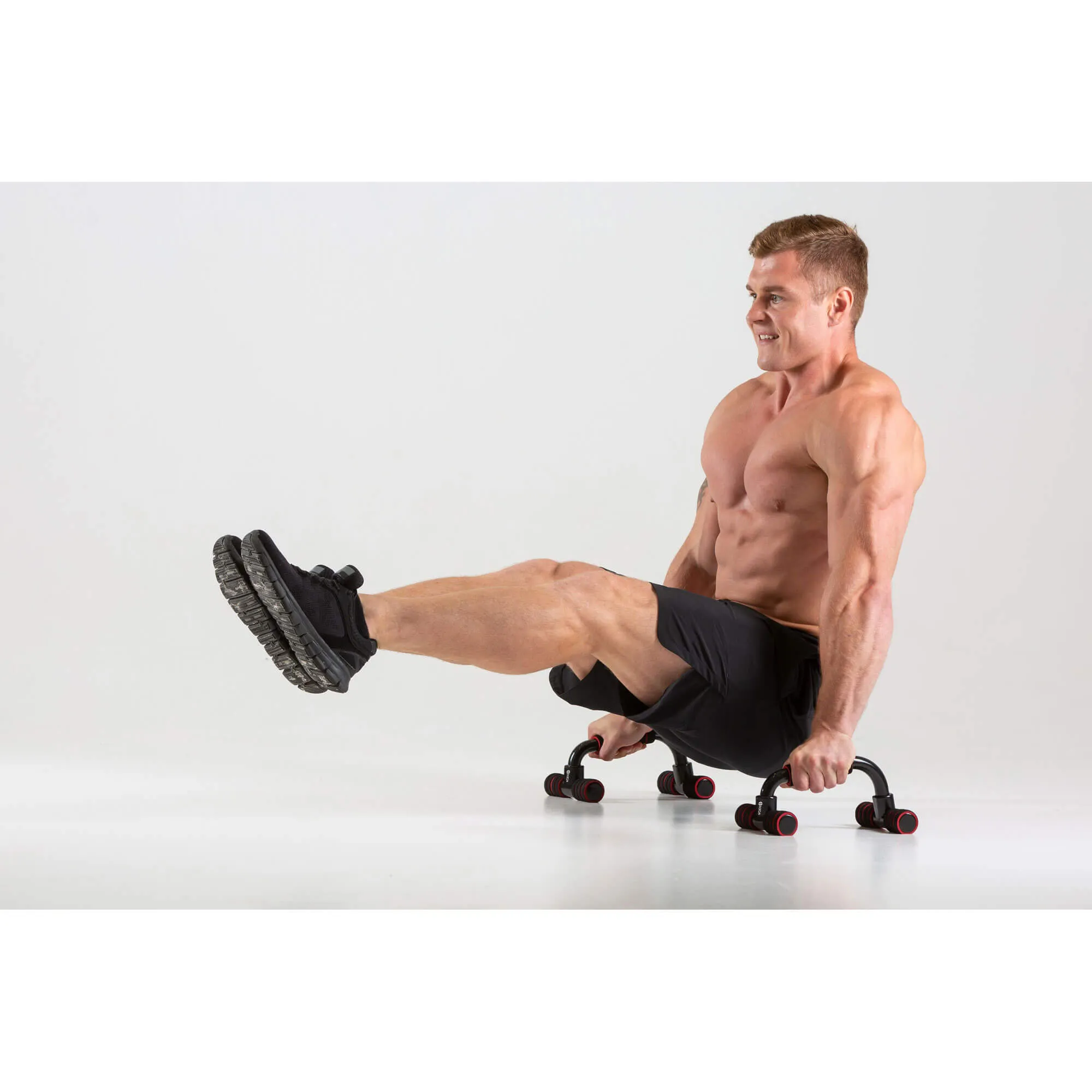 HXGN Angled Push Up Parallels