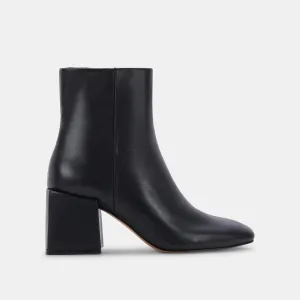 IMOGEN H2O BOOTIES BLACK LEATHER