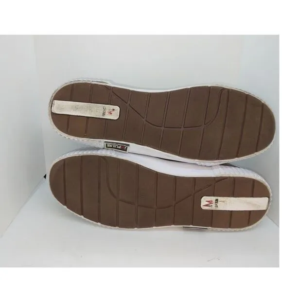 Impulse Mens Pre-owned Designer Two Toned Brown Leather/Suede Sneakers - sz. 12M