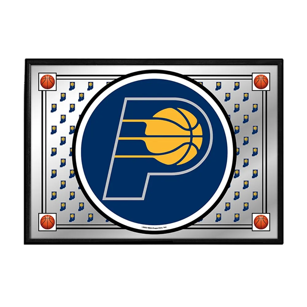Indiana Pacers: Team Spirit - Framed Mirrored Wall Sign