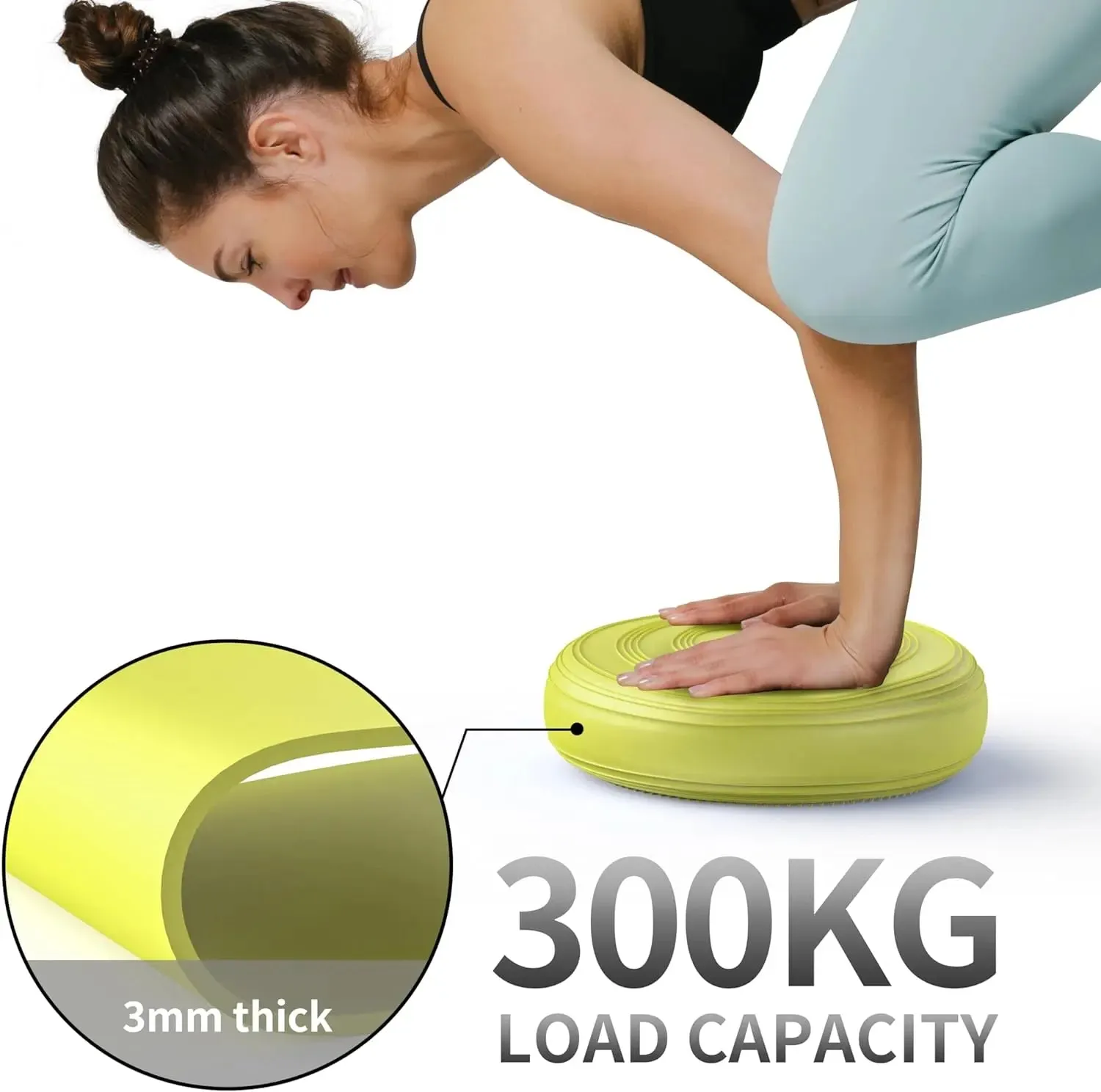 Inflatable Wobble Cushion Balance Board