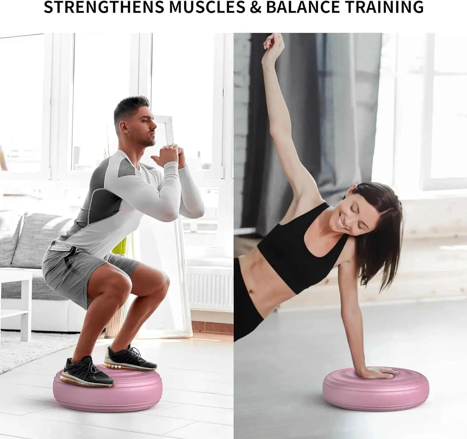 Inflatable Wobble Cushion Balance Board